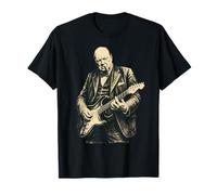 Winston Churchill Tocando la Guitarra Rocker Cool Retro Vintage Camiseta