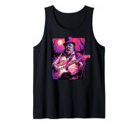 Winston Churchill Vampiro Tocando la Guitarra Banda de música británica Camiseta sin Mangas
