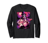 Winston Churchill Vampiro Tocando la Guitarra Banda de música británica Manga Larga
