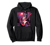 Winston Churchill Zombie Tocando Guitarra Británica Inglaterra Goth Sudadera con Capucha