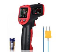 Wintact Pistola Termómetro Infrarrojo -58℉ a 1202℉ Pistola Térmica Láser IR para Ambiente, Temperatura de Superficie, Humedad, con Alarma Automática de Temperatura de Punto de Rocío, Sonda Termopar