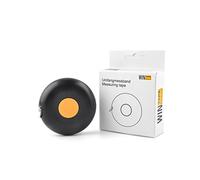 WINTAPE Cinta métrica (2 m / 80 pulgadas), manejo con una sola mano, diseño compacto y ergonómico, forma precisa, cómoda de controlar la pérdida de peso y el aumento muscular (negro)