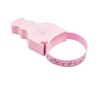 WINTAPE - Cinta métrica para el cuerpo, 150 cm, manejo con una sola mano, diseño compacto y ergonómico, para la pérdida de peso y el ejercicio muscular, color rosa