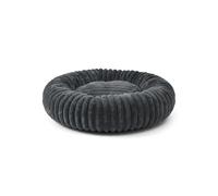 Wintem - Caseta para Perro Interior Donut antiestrés, Suave y Lavable, con Fondo Antideslizante, diseño Envolvente para relajación Profunda, Ideal para el Descanso Diario de Perros y Gatos (Gris