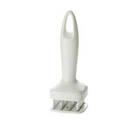 Wintem Cortador de nervios para carne con agujas de acero inoxidable 5,5 x 16 cm blanco - Herramienta profesional para carnes suaves y suculentas - Ideal para filetes, asados o cortes menos preciados