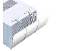 Wintem - Deflector de aire acondicionado ajustable universal de 58,5 a 93 cm para casa y oficina, instalación fácil, orientable, compatible con mando a distancia, ideal para clima óptimo