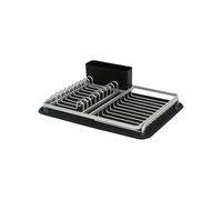 Wintem Escurreplatos de Aluminio 43 x 32 x 12 cm - Patas Antideslizantes estables - Superficie fácil de Limpiar - Accesorios extraíbles y Divisor - Antióxido y Resistente - Da practicidad e higiene