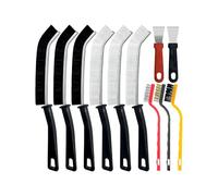 Wintem - Kit de Limpieza para el hogar Completo de 11 Piezas con cepillos Multiusos y raspadores para Limpieza de Fugas, Cocina y baño, fácil de Usar, Compacto y Antideslizante para una Limpieza