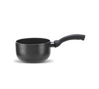 Wintem Olla de aluminio de 18 cm con 1 mango ergonómico - Revestimiento antiadherente efecto piedra para una fácil limpieza - Compatible con placa de inducción, gas, eléctrica y vitrocerámica