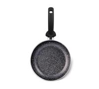 Wintem Sartén universal de aluminio de 20 cm con mango de acero inoxidable ergonómico - Compatible con placa de inducción, gas, vitrocerámica y eléctrica - Revestimiento antiadherente fácil de limpiar