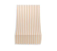 Wintem Toldo para Exterior a Rayas Beige con Anillas, 250 x 140 cm de Altura, toldos para Exteriores extraíbles de poliéster - Toldo para balcón Exterior Parasol para jardín y cenador