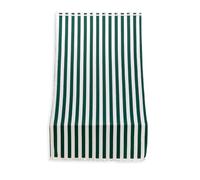 Wintem Toldo para Exterior a Rayas Verdes con Anillas, 250 x 140 cm de Altura, Cortinas de Sol para Exteriores extraíbles de poliéster - Toldo balcón Exterior Parasol para jardín y cenador