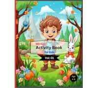 Winter Activity Book for Kids Ages 4-8 | Mazes, Dot-to-Dot, Coloring & More | Educational Games & Creative Fun | Size 8.5 x 11 inches with 150 Pages, Vol: 01