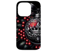 Winter Aesthetic Gothic Queen Crown For Christmas Season Carcasa para iPhone 14 Pro