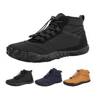 Winter Barefoot Shoes, Zapatos Descalzos Impermeables, Zapatillas Barefoot Hombre Mujer, Senderismo Ligero Antideslizantes AL Aire Libre Zapatos, Sujeción del Pie Segura, Comodas