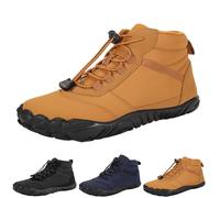 Winter Barefoot Shoes, Zapatos Descalzos Impermeables, Zapatillas Barefoot Hombre Mujer, Senderismo Ligero Antideslizantes AL Aire Libre Zapatos, Sujeción del Pie Segura, Comodas