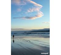 Winter Beach Notepad: 300 A4 lined pages