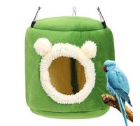Winter Bird Bed for Cage, Large Bird House with 3 Hooks, Comfortable Warmer for Bird Cages, Easy to Wash Shelter for Munias, Squirrels, Cozy Bed for Pet Birds in Cold Weather