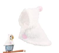 Winter Bird Costume for Parrots, Parrot Warm Cloak for Mynah Cockatiels, Plush Cosplay Bird Outfit, Cute Accessories for Photo Shoots, Soft Bird Clothing for Small and Medium-Sized Pet Birds, Warm Win