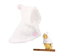 Winter Bird Costume for Parrots, Parrot Warm Cloak for Mynah Cockatiels, Plush Cosplay Bird Outfit, Cute Accessories for Photo Shoots, Soft Bird Clothing for Small and Medium-Sized Pet Birds, Warm Win