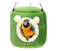 Winter Bird Nest House, 3 Hooks Winter Bird House Toy, Winter Artifact Insulation Bird Warmer, Parrot Warm Nest, Large Bird Cage Comfort Warmer, Easy To Use, Portable for Sugar Gliders