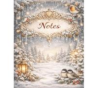 Winter Birds Composition Notebook: Ruled Lined Journal for School, Notes & Writing | Beautiful Winter Bird Cover