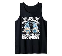 Winter Birthday Gnomes For Women Who Are Born In December Camiseta sin Mangas