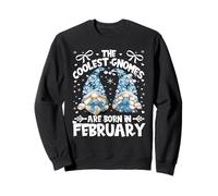 Winter Birthday Gnomes For Women Who Are Born In February Sudadera