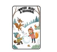 Winter Bliss: Coloring Book for Adults and Teens Featuring animals and boys and girls Hygge Moments for Relaxation: A Seasonal Coloring Book and Little Spooky