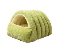 Winter Cat Bed, plegable Warm Pet House for Small Dogs and Cats, Washable Indoor Cave Kitten Puppy, Perfect Home, Apartment, Cold Weather Sleeping Comfort, Christmas