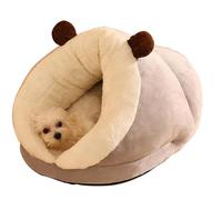 Winter Cat House, Soft Indoor Cat Bed, Pet Cave Bed, Cat Sleeping Bag, Soft and Thickened Indoor Cats Bed, a Cozy Pet Sleeping Bag Designed to Provide Warmth and Comfort, Ideal for Winter Seasons