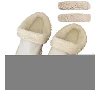 Winter Clogs Lining With Lace,Warm Removable Fuzzy Liners, Liners For,Short Plush Insert Lining Shoe Inner For Clogs