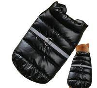 Winter Coat For Small Dogs Reflective Dog Jacket Warm Dog Vest Cozy Snow Vest For Dogs Puppy Winter Jacket Dog Jacket with Harness Hole Small Dog Snow Coat Dog Winter Jacket For Cats Reflective Dog