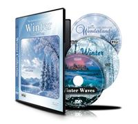 Winter Collection 3 DVD Set: Relaxing Nature Scenery with Snow, Mountains & Winter Waves