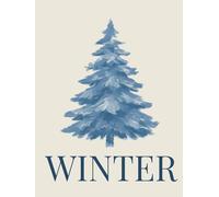 Winter: Decorative Coffee Table Book for Home Decor | Large Journal with Lined Pages