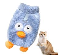 Winter Dog Clothes, Plush Pet Coat, Dog Cold Weather, Cat Winter Clothes, Cartoon Pet Coat, Big Eyes Design, Pet Cold Weather, Winter Pet Apparel, Soft Dog Coat, Small Pet Jackets
