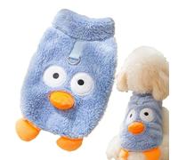 Winter Dog Clothes, Plush Pet Coat, Dog Cold Weather, Cat Winter Clothes, Cartoon Pet Coat, Big Eyes Design, Pet Cold Weather, Winter Pet Apparel, Soft Dog Coat, Small Pet Jackets
