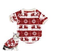 Winter Dog Sweater - Soft Fleece Vest, Cute Snowflake Outfit, Warm Plush