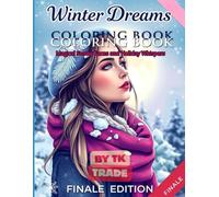 Winter Dreams Portraits Coloring Book: Magical Snowy Faces and Holiday Whispers: 50 PAGES (Christmas Portrait Portraits Collection - Premium Holiday Coloring Series)