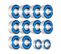 Winter Evening Kit completo de rodamientos - Compatible con Tamiya Blackfoot, Monster Beetle y Fast Attack Bearings (12 piezas)