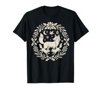Winter Fox and Cubs Scandinavian Graphic Art Christmas Xmas Camiseta