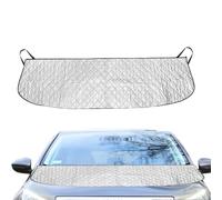 Winter Frost Windshield Cover - Ice and Snow Protector, Silver Car Truck Sun Snow Shield | Reusable Weatherproof Guard for Front Windshield | Quick Installation Vehicle Protection for Winter