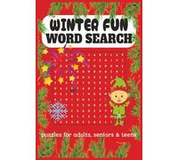 Winter Fun Word Search: Word searches with easy to read print about Winter, Outdoors, Christmas, Valentines, New Years and more | 6 x 9 inches, 110 ... Gift for vacations, holidays and free times.