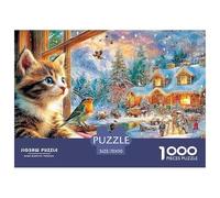 Winter gatoView 1000 Piece Adults Puzzle Kids Age Games Gifts Birthday Difficult Impossible Challenge High Difficulty 70x50cm/1000pcs