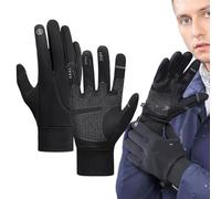 Winter Gloves for Men - Thermal Cycling Gloves | Sports Running Glove for Cold Weather | Côld-Proof Warm Cycling Glôves Touch Screen | Outdoor Waterproof Cyclîng Glôves | Cold Weather Skiing Glove