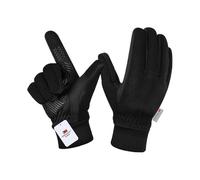 Winter Gloves for Men/Women -10F 3M Thinsulate Warm Touch Screen Snow Ski Bicycle Bike Gloves for Driving/Cycling/Running/Hiking black Large