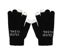 Winter Gloves - Knitted Gloves | 19x8cm Mittens For Women With Touch Compatible Tips, Cold Weather Hands Cover, Cold Weather Hand Protection, Winter Accessories For Ice Fishing Skiing Snowboarding