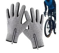 Winter Gloves - Waterproof Warm Anti-Slip,Outdoor Bike Riding Gloves - Women Teens Riders Boys Urban Road Mountain Dirt Lane Commuting Travel Skiing