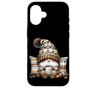 Winter GNOME Fall Accessories with Hot Cocoa Mugs For Autumn Carcasa para iPhone 16