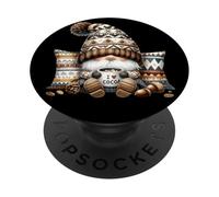 Winter GNOME Fall Accessories with Hot Cocoa Mugs For Autumn PopSockets PopGrip Adhesivo